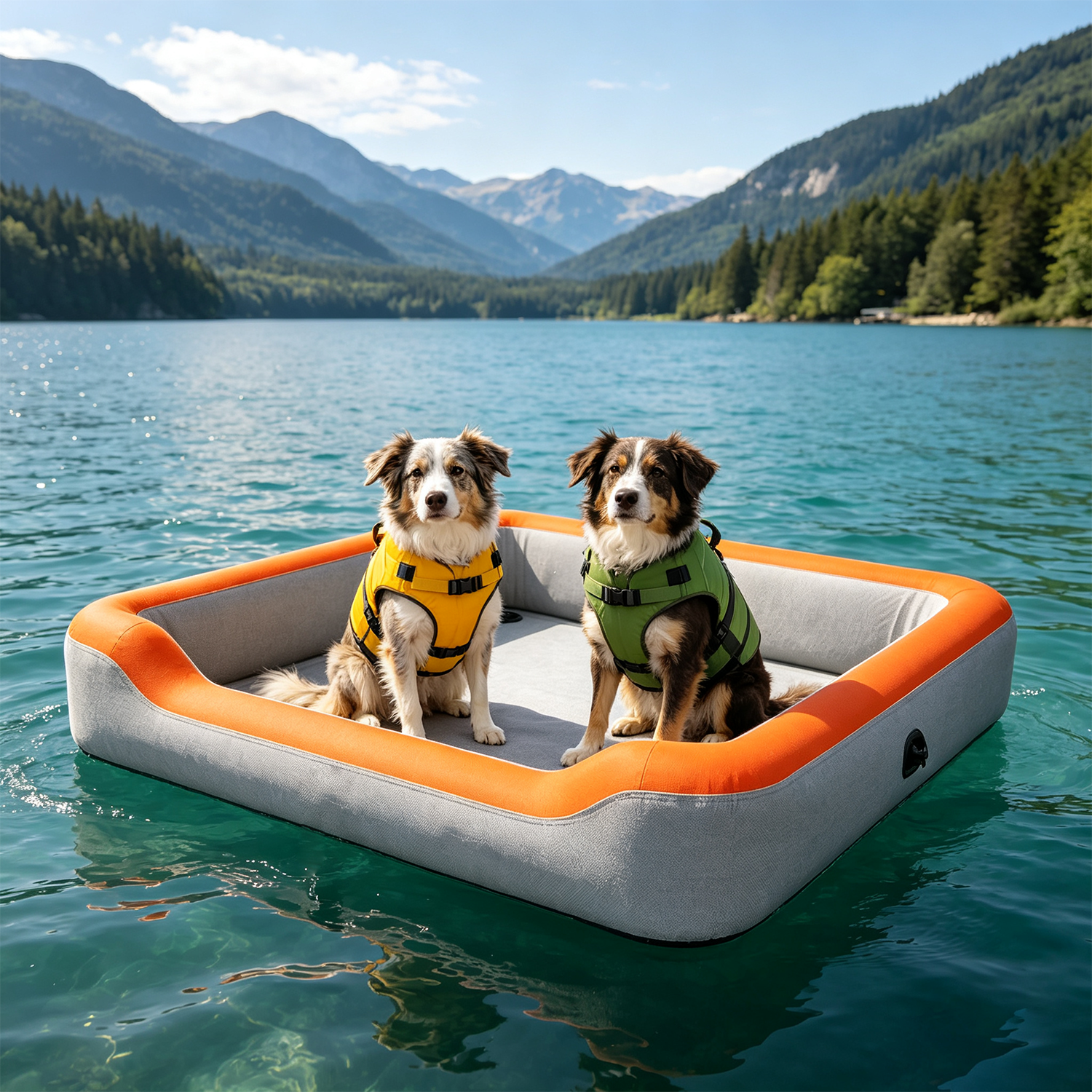 Inflatable Dog Paddle Board Platform-The Safe & Fun Water Adventure Platform for You and Your Dog🐶