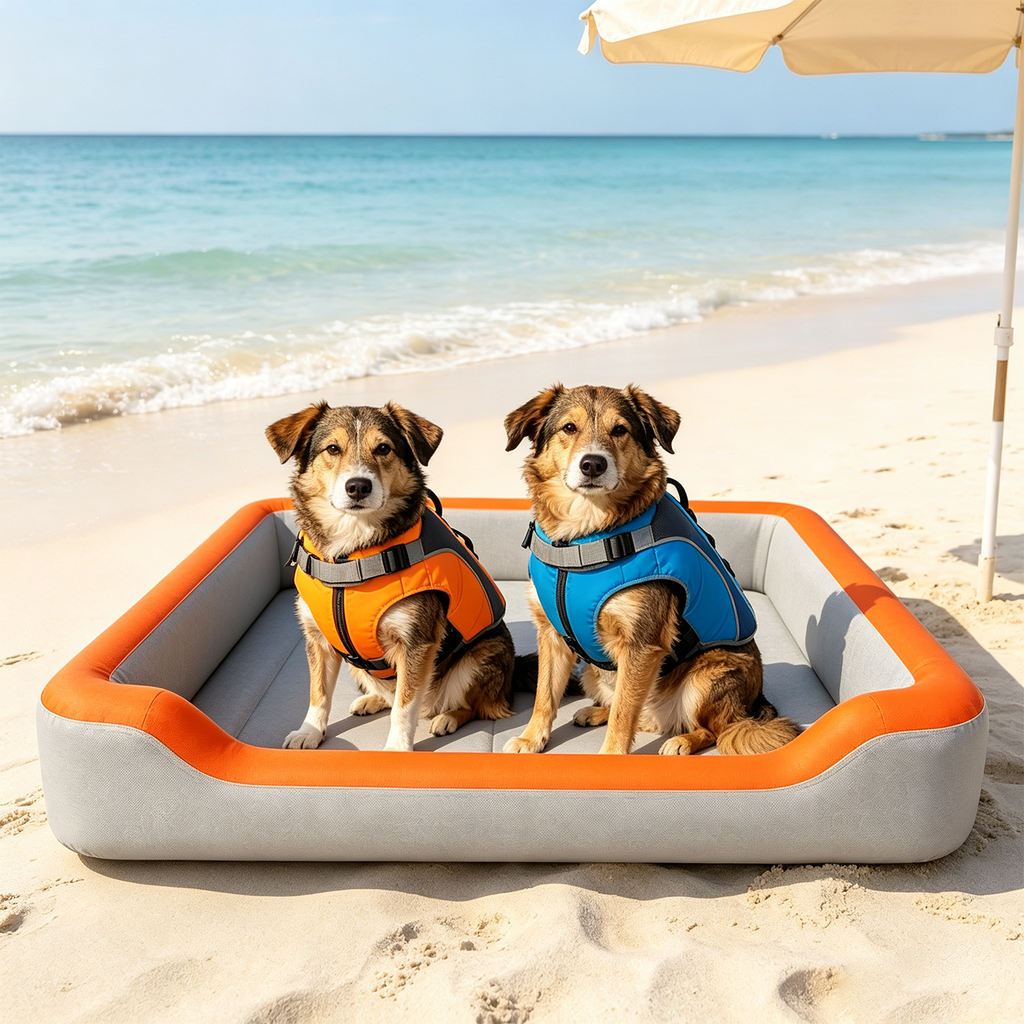 Inflatable Dog Paddle Board Platform-The Safe & Fun Water Adventure Platform for You and Your Dog🐶