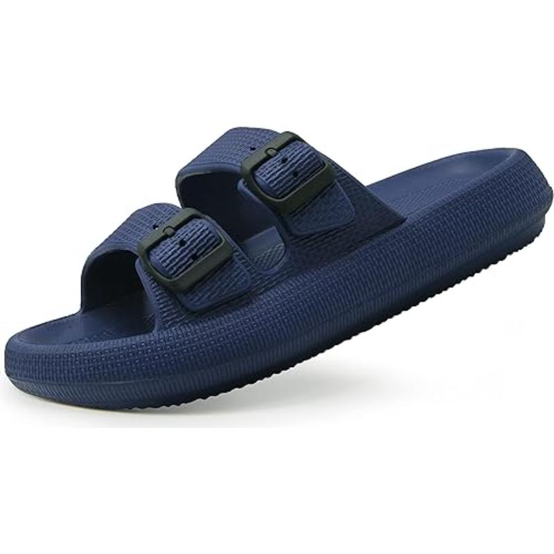 Dual Adjustable Buckles Unisex Sandals