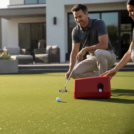 Compact Golf Ball Practice Assistant