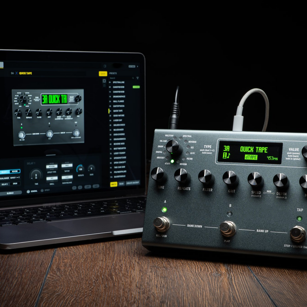 Professional Stereo Delay Effects Pedal – Studio-Quality Sound Processor