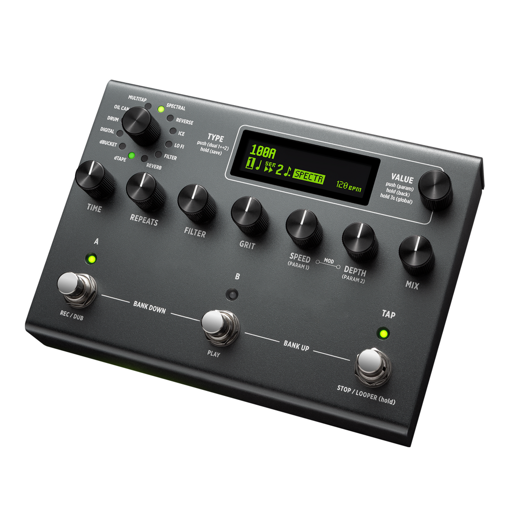 Professional Stereo Delay Effects Pedal – Studio-Quality Sound Processor