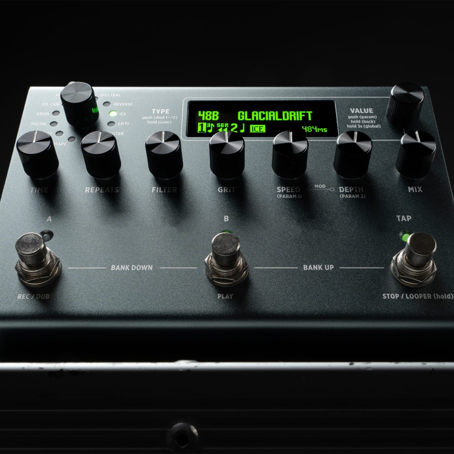 Professional Stereo Delay Effects Pedal – Studio-Quality Sound Processor